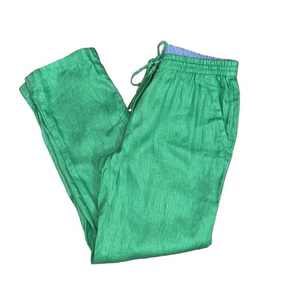 Tommy Hilfiger Vintage Green Linen Pants(Size Small) - Picture 4 of 7